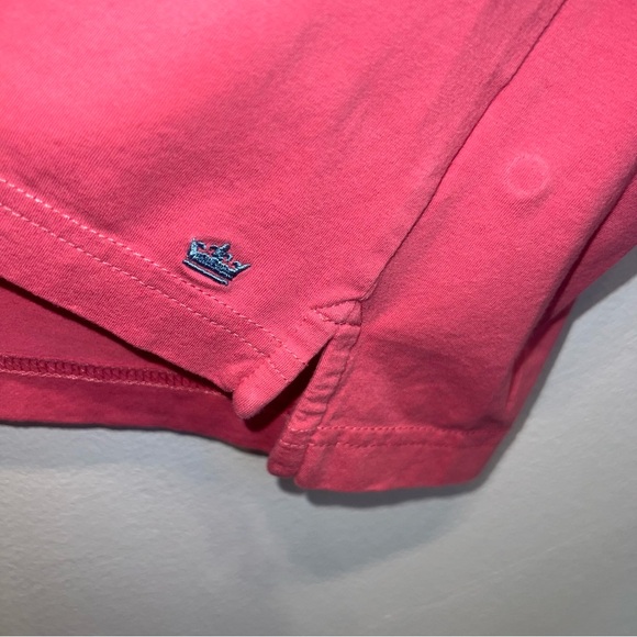 Peter Millar Mens Polo Shirt Sz Extra Large XL Seaside Wash Faded Red Golf Logo - Picture 4 of 7